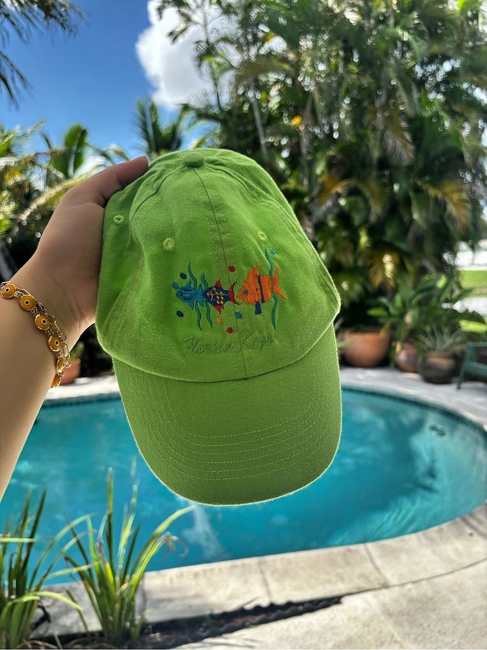 Florida Keys Embroidered Baseball Cap